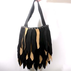 Suede handbag all custom-made best quality